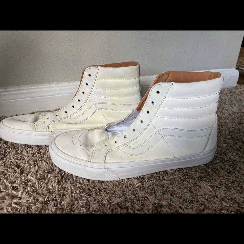 US SIZE 10 MENS OFF WHITE VANS.